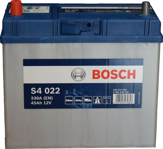 Bosch Batterie Auto S4022 mit Kapazität 45Ah und CCA 330A