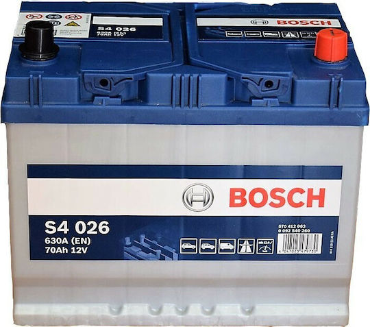 Bosch Baterie Auto S4026 cu Capacitate 70Ah și CCA 630A