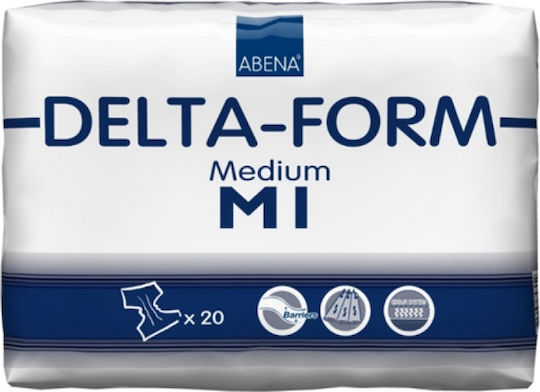 Abena Delta Form Incontinence Diapers 1 Medium 20pcs