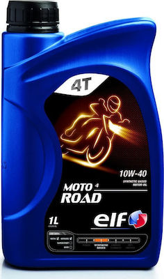 Elf 4 Road Synthetisch Motorradöl für Viertaktmotoren 10W-40 1Es