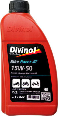 Divinol Bike Heavy 4T Teilsynthetisch Motorradöl für Viertaktmotoren 15W-50 1Es