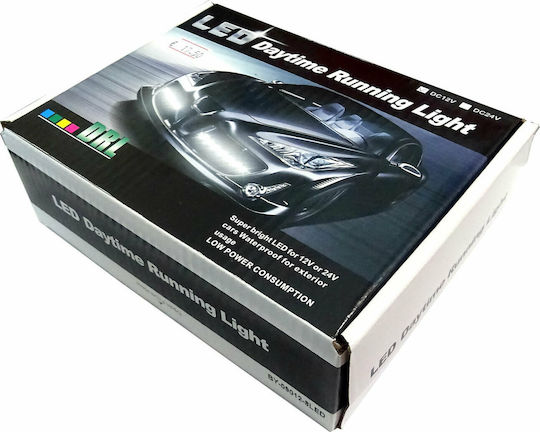 Americat Dayline Waterproof LED Daytime Running Lamps Universal 12V 15.7cm 2pcs