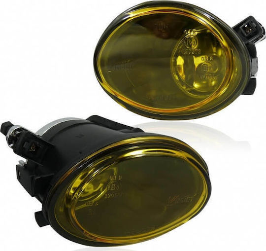 Rotund Faruri antipană Auto BMW Magazin online / Seria 5 cu Galben Iluminare 2buc