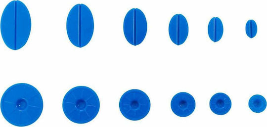 vidaXL Blue Car Dent Repair Suction Cup 36 Pieces