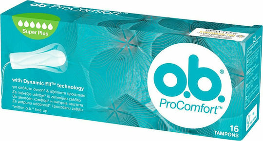 O.B. Тампони ProComfort SilkTouch за Силен Поток 16 бр