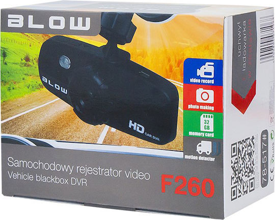 Blow F260 Autokamera DVR 720P mit Bildschirm 1.8" mit Saugnapf