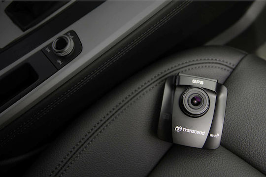 Transcend DrivePro 230Q 1080P Windshield Car DVR, 2.4" Display with Suction Cup