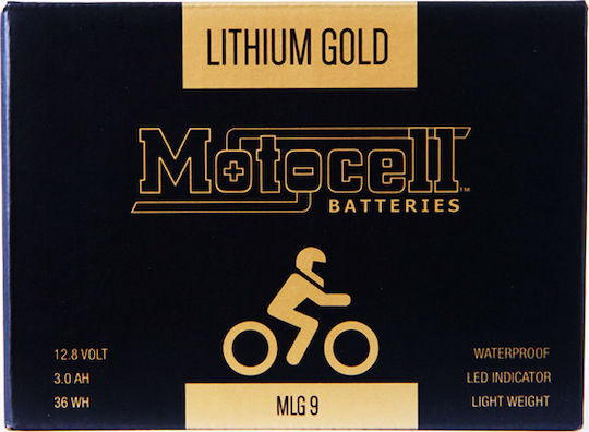 Motocell Batteries Lithium Литиеви Мотоциклетна батерия с капацитет 36Wh