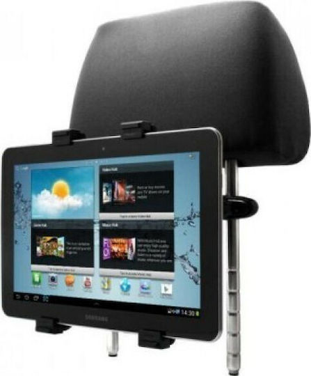 L-Link Universal Headrest Holder Tablet 10.1" Βάση Κινητού Αυτοκινήτου 10.1" με Ρυθμιζόμενα Άγκιστρα Μαύρη