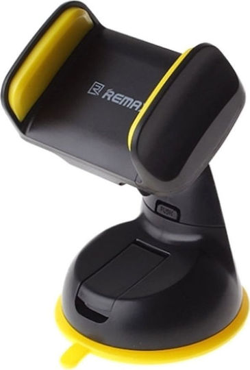 Remax RM-06BY Suport Auto pentru Telefon 3.5" - 6" cu cârlige reglabile Galbenă