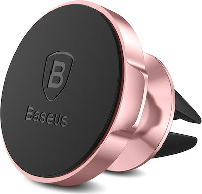 Baseus Handyhalterung Auto Small Ear Series Magnetic Suction Bracket mit Magnet Rosa