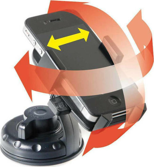 Lampa Easy-Lock Car Mobile Mount with Adjustable Hooks Black