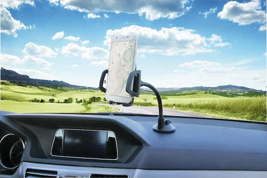 Lampa Tecno-Arm Multi-Holder Βάση Κινητού Αυτοκινήτου με Ρυθμιζόμενα Άγκιστρα Μαύρη