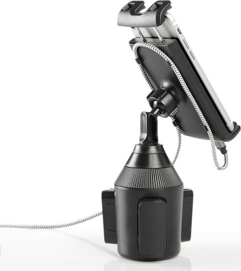 Lampa Cup Grip Βάση Κινητού & Tablet Αυτοκινήτου με Ρυθμιζόμενα Άγκιστρα Μαύρη