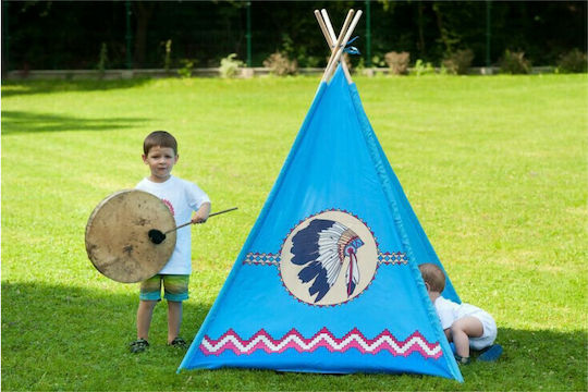 Ecotoys Cort pentru Copii Indian Albastru deschis
