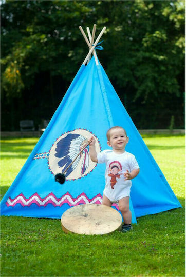 Ecotoys Cort pentru Copii Indian Albastru deschis