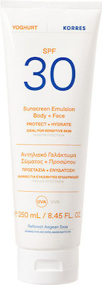 Korres Yoghurt Waterproof Sunscreen Gel Face SPF30 80ml