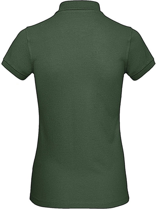 B&C Inspire Women's Short Sleeve Promotional Blouse Bottle Green PW440-540