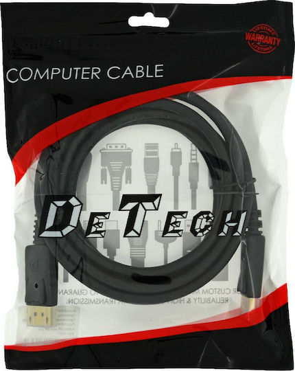 Cable DisplayPort male - DisplayPort male 3m Μαύρο (18271)