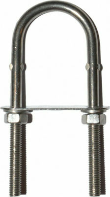 Eval Dock Cleats Inox Τύπου V 140x50x12mm