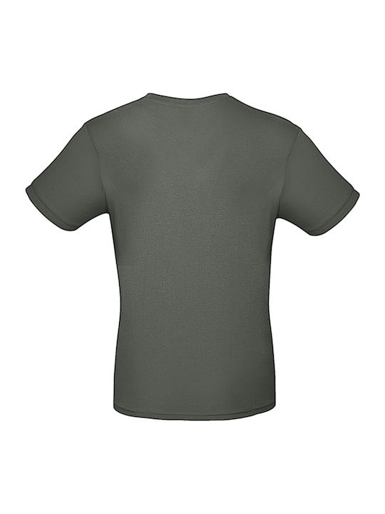 B&C E150 Werbe-T-Shirt Millennial Khaki