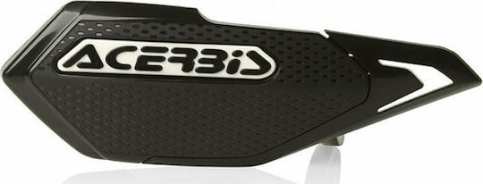 Acerbis Motorcycle Protective Hand Guards X-Elite Universal Black Handguards in Black Colour