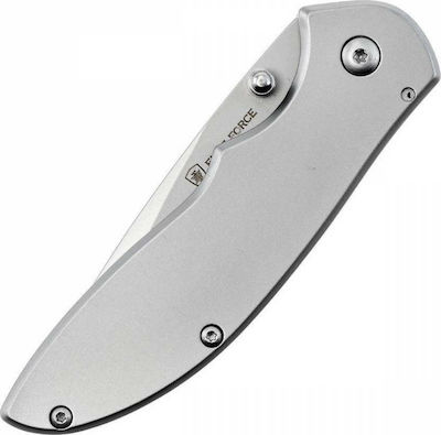 Elite Force EF 164 Pocket Knife Survival Silver with Blade made of Stainless Steel