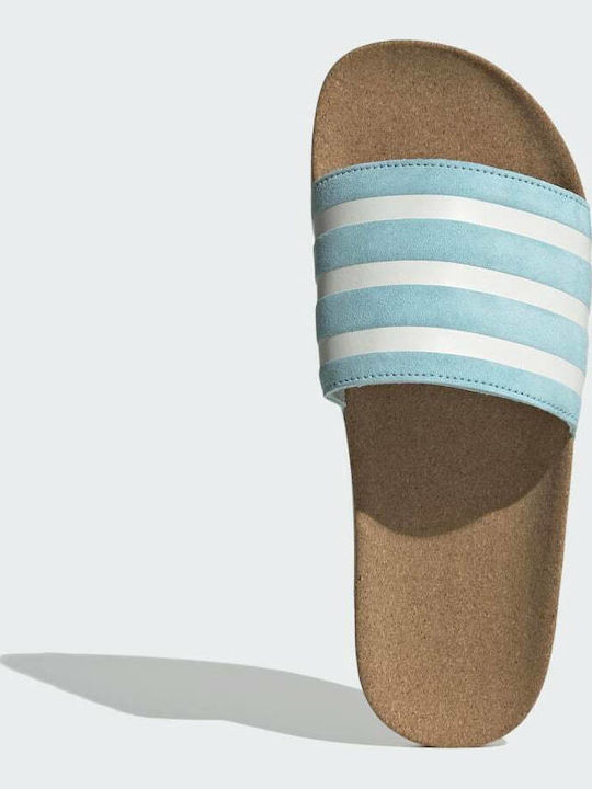 Adilette Men's Slides Hazy Sky / White