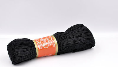 Πεταλούδα Cotton Knitting Yarn Super 10 125gr 230m Black 230m 125gr