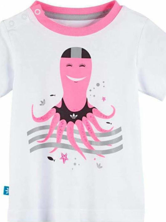 adidas T-shirt Λευκό