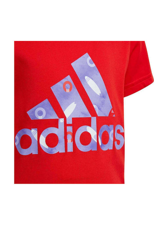 Kids T-shirt Red Performance