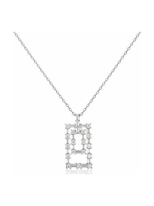 Folli Follie Necklace from Silver with Zircon