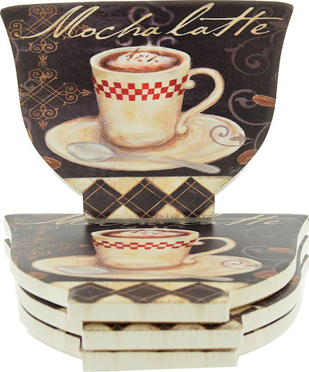 Etoile Mocha Latte Сувенир Керамика Многоцветен 11x8.5см 4бр Etoile Mocha Latte Сувенир Керамика Многоцветен 11x8.5см 4бр