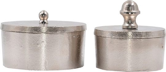 InTheBox Dekorative Box Metallisch Boite Silver 11x11x11.5cm