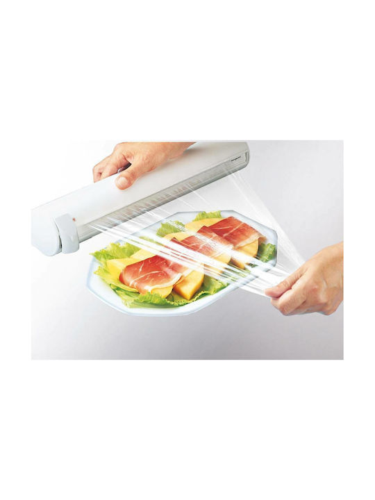 Leifheit Wall Mounted Plastic Roll Dispenser Mobil Fam White 30x7x35cm 25795