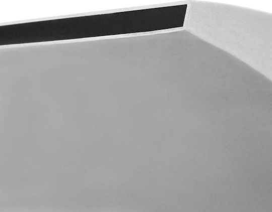 vidaXL Pool Waterfall made of Stainless Steel 90x30x50cm Silver