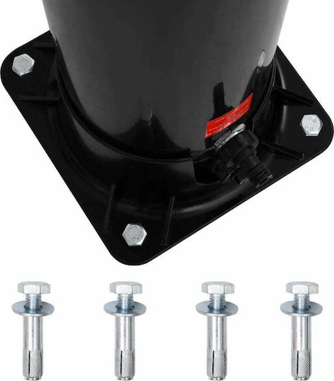 vidaXL Solar Pool Shower 220x16x16cm Black