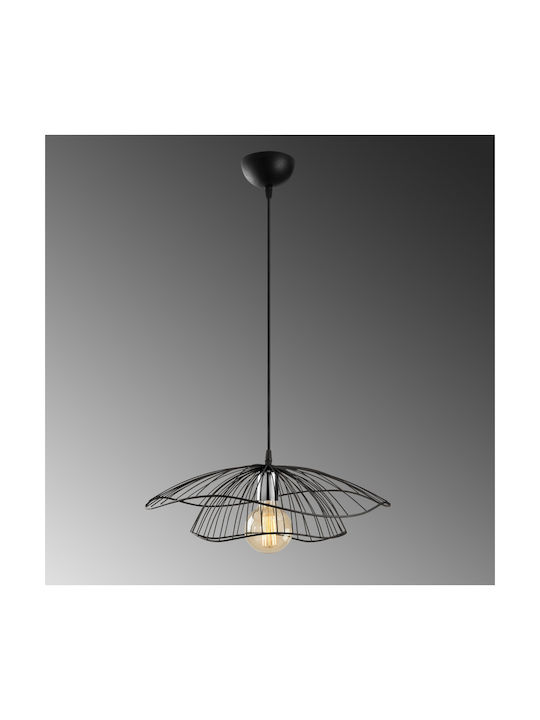 HomeMarkt Pendant Light Suspension for Socket E27 Black