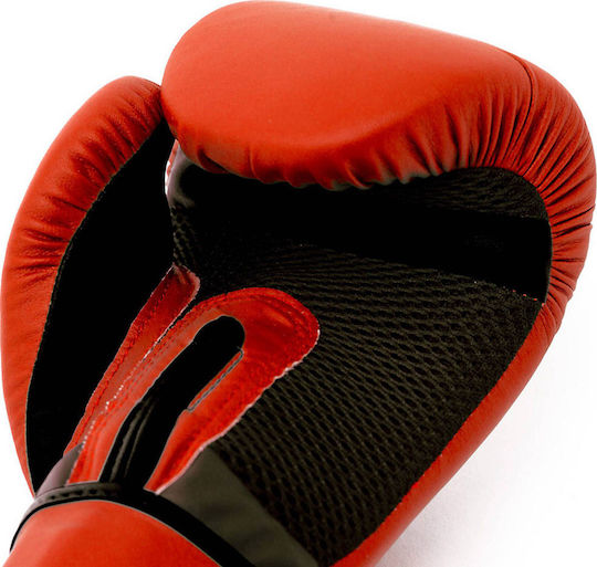 Everlast Prospect Παιδικά Γάντια Πυγμαχίας από Συνθετικό Δέρμα για Αγώνα Κόκκινα