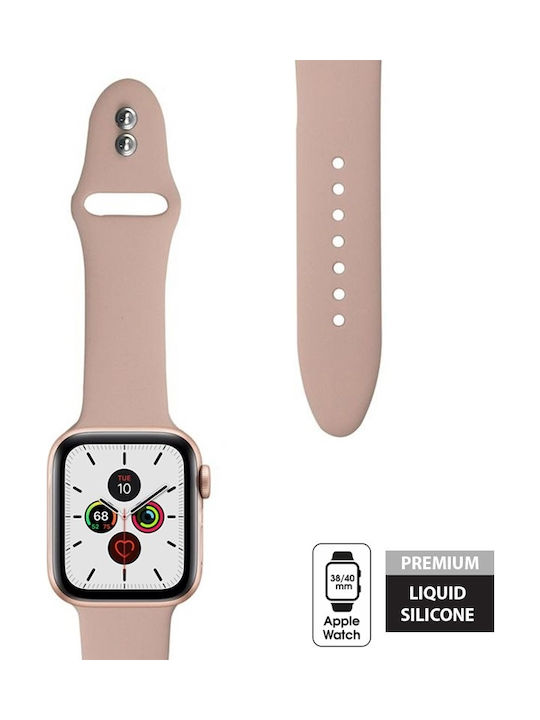 Crong Liquid Strap Silicone with Pin Pink (Apple Watch 38/40/41/42mm) CRG-40LQB-PSN