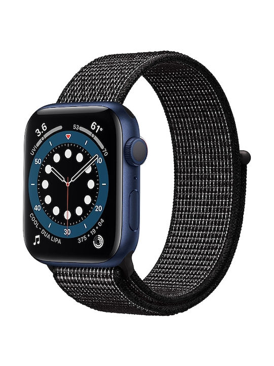 Crong Λουράκι Υφασμάτινο Μαύρο (Apple (Apple Watch 38/40/41mm)