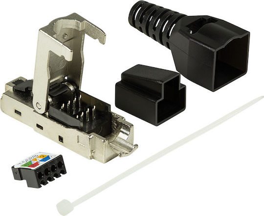 LogiLink Cat.6A Field Shielded Field Plug Σύνδεσμος Καλωδίων 1τμχ MP0044