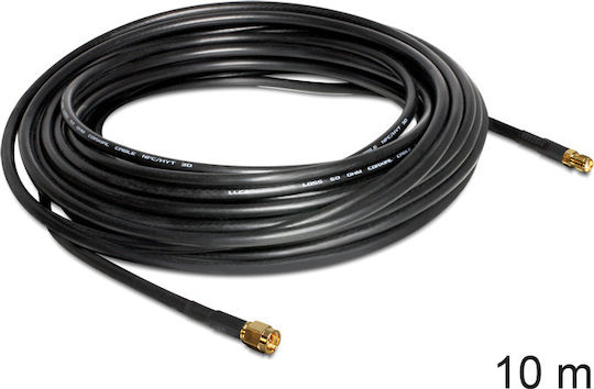 DeLock Cable SMA male - SMA female 10m (88445) 1pcs