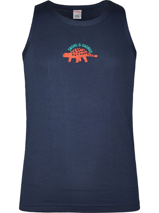 Energiers Kids' Set with Undershirts Sleeveless Blue 3pcs