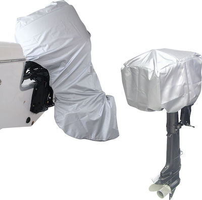 Lalizas Sea Cover Protective Outboard Engine Cover 8-70hp in Silver Colour