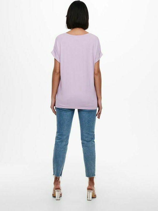 Only Damen T-Shirt Lavender Frost