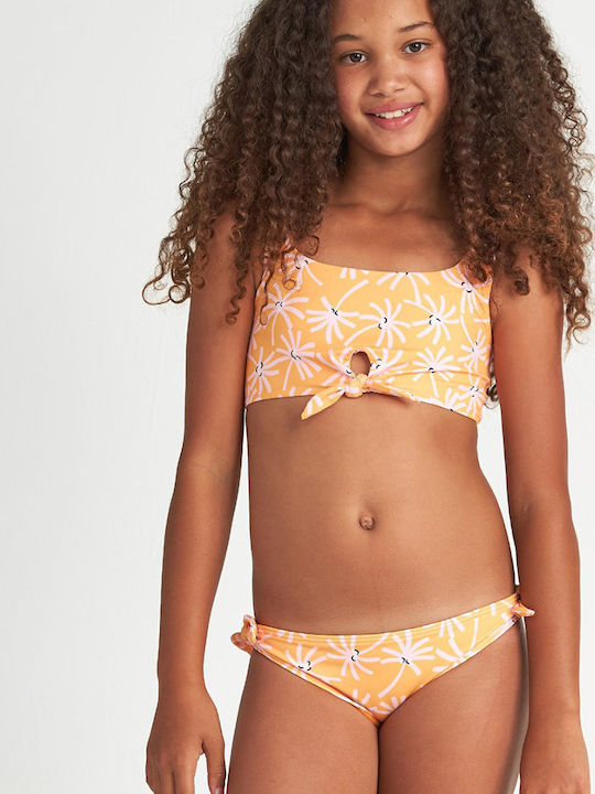 Billabong Letting Go Kinder Badeanzug Bikini Orange