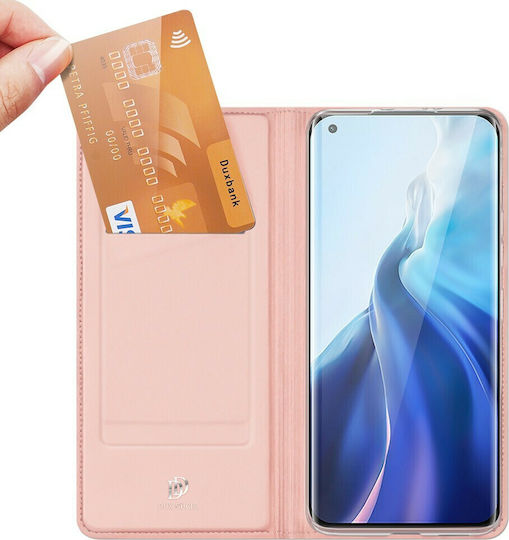 Dux Ducis Skin Pro Book Δερματίνης Μαγνητικό Ροζ (Xiaomi Mi 11)