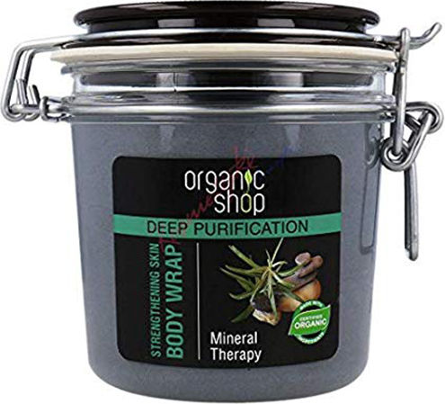 Organic Shop Deep Purification Κρέμα για Αδυνάτισμα και την Κυτταρίτιδα Σώματος Strengthening Skin Body Wrap 350ml