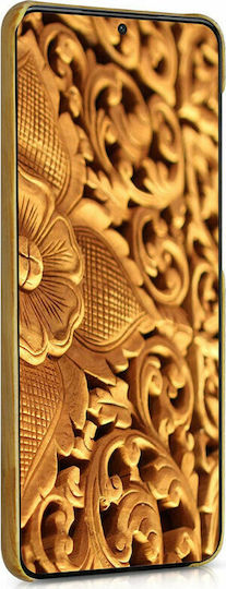 Kalibri Back Cover Lemn Maro (Galaxy S21 5G)